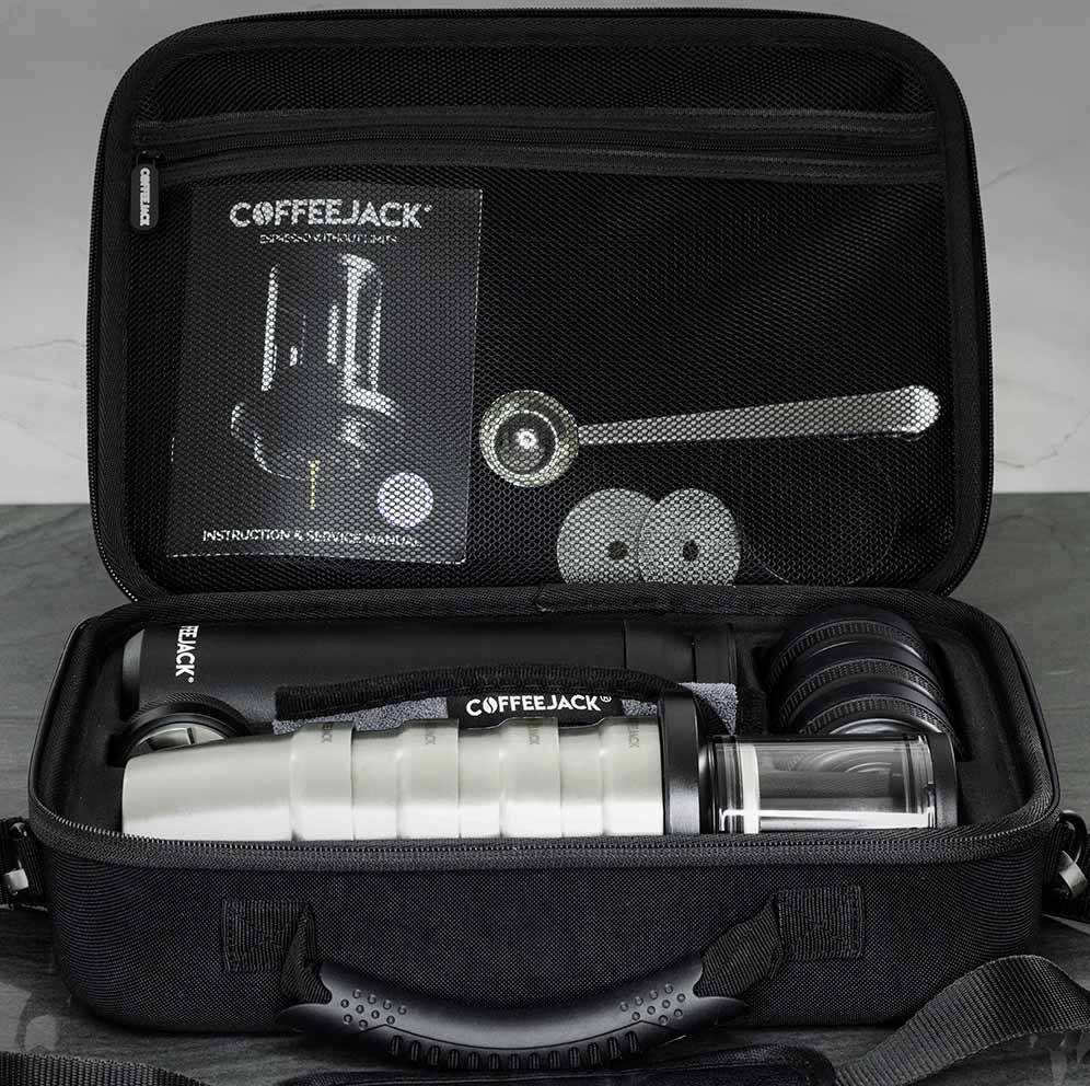 COFFEEJACK™ Mini (V1) Ultimate Travel & Camping Package
